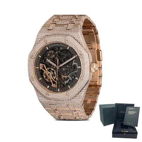 fully iced out audemars piguet replica